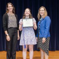 Erica and Jennifer with Anja